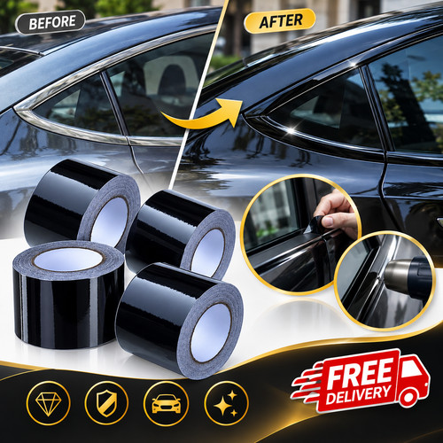 Glossy black vinyl wrap - wrap, tape
