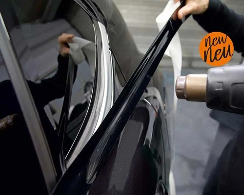 Glossy black vinyl wrap tape - wrap,