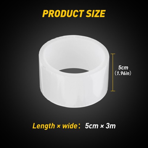 5cm 10ft transparent film wrap - transparent,
