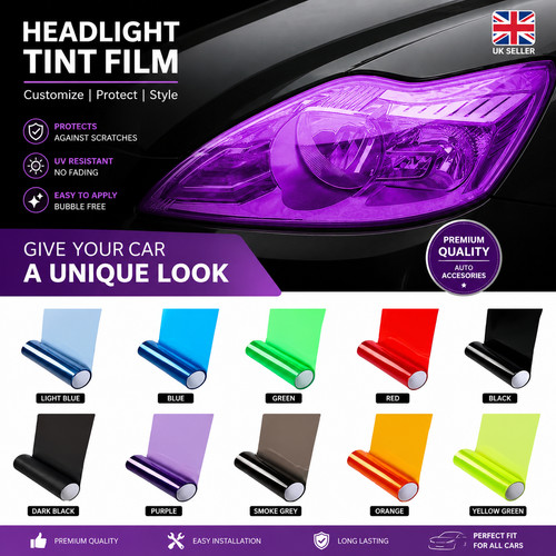 Car headlight taillight tint - headlight,