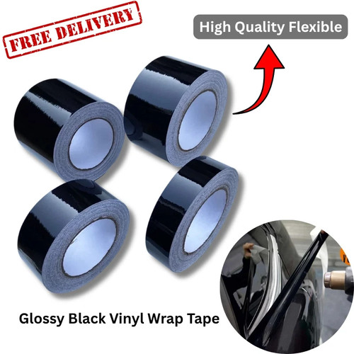 Vinyl wrap glossy black - glossy,