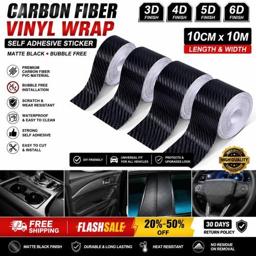 Carbon fibre wrap - 3d, 5d